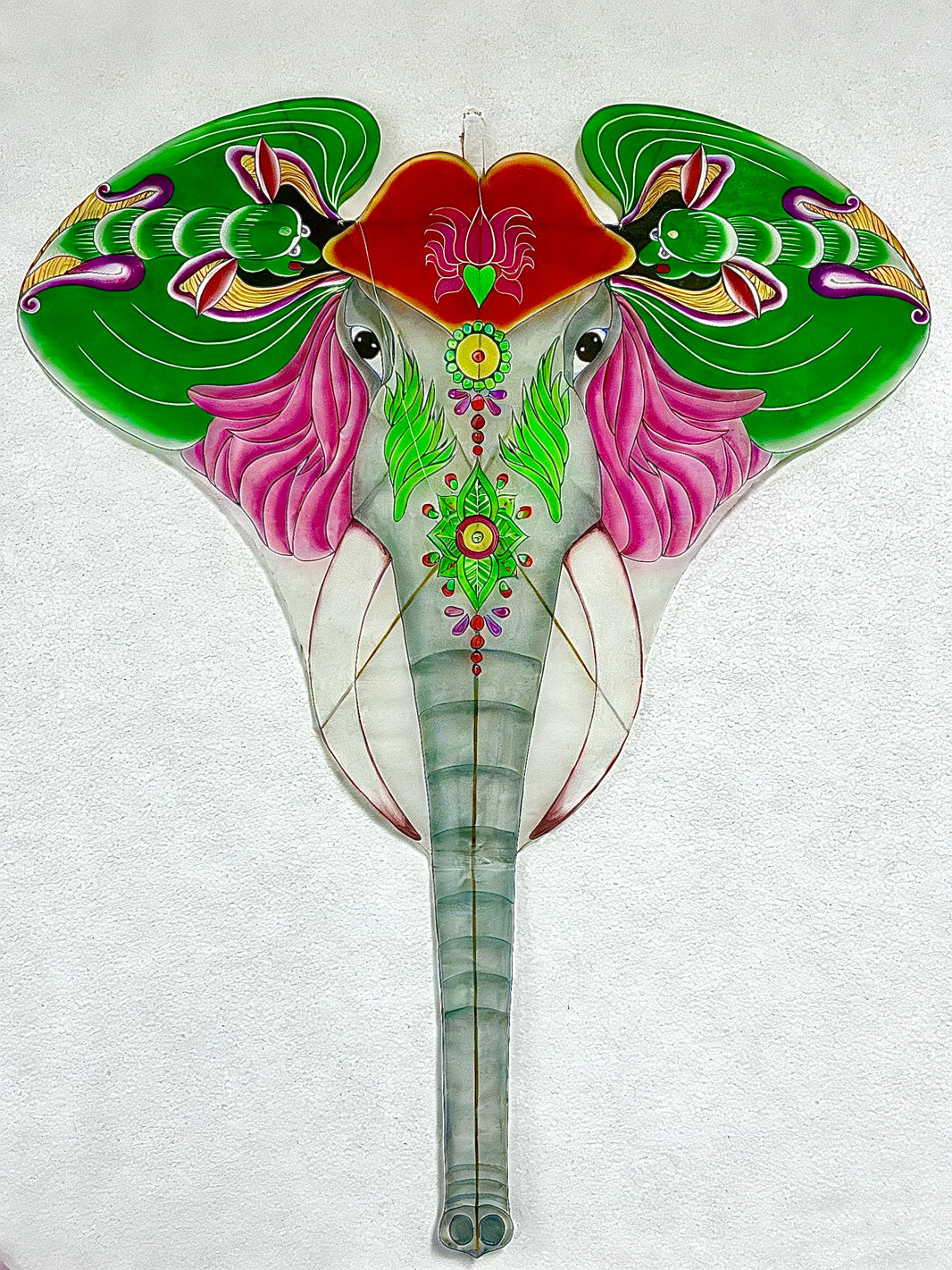 Auspicious Elephant: Hand-Painted Traditional Chinese Paper Kite