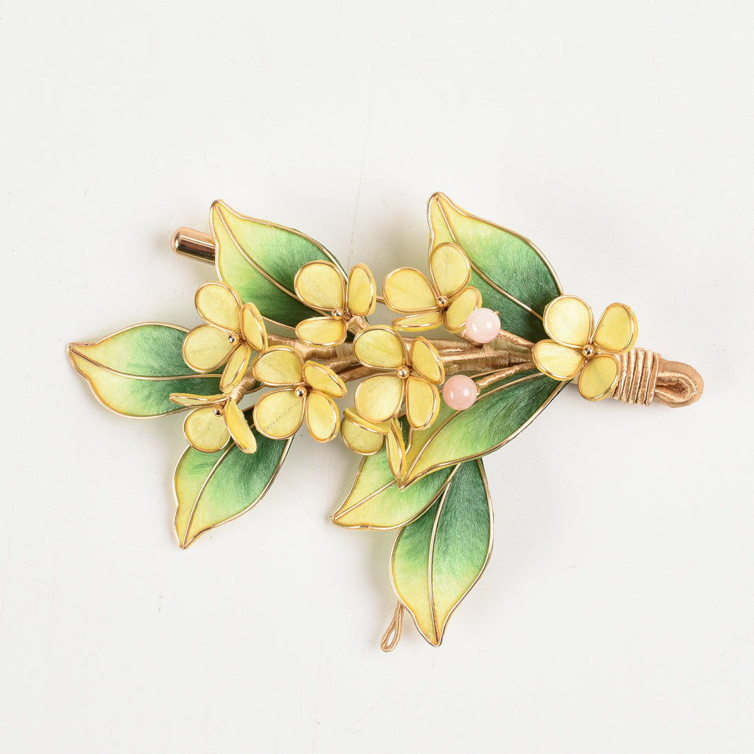Osmanthus Velvet Hair Clip